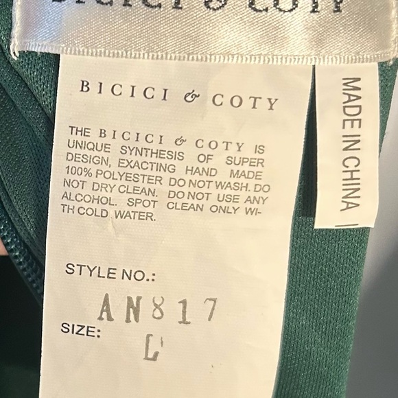 BICICI & COTY Evening Gown, Size Large - Picture 4 of 14